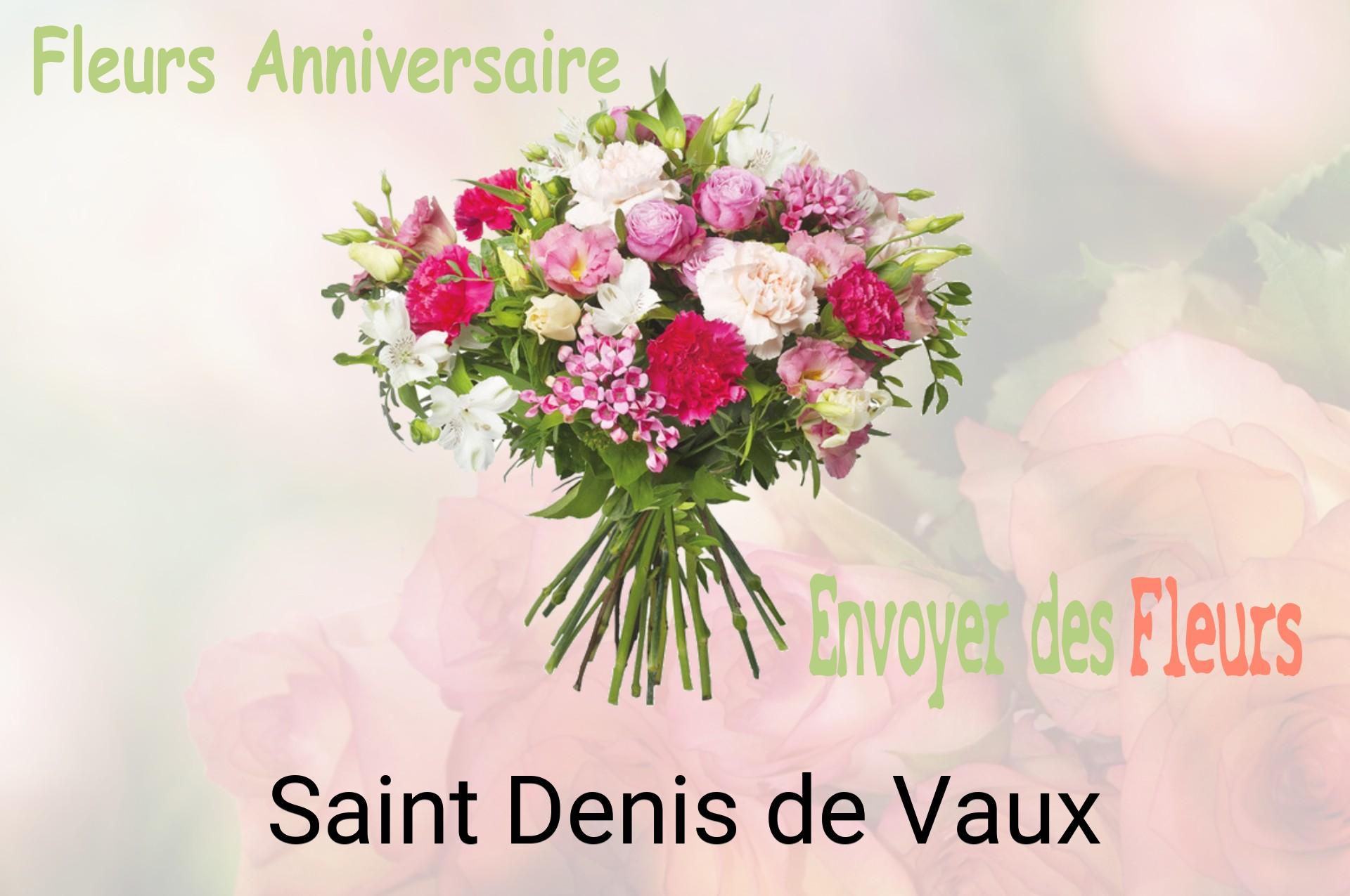 Bouquet de fleurs d’anniversaire livré à Saint-Denis-de-Vaux
